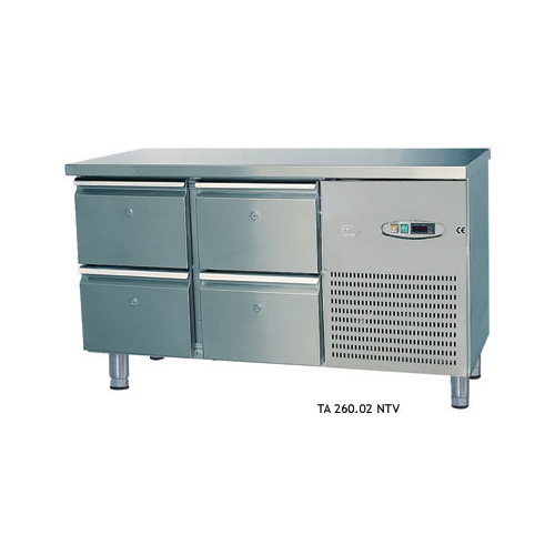 Bench Type Refrigerator with 2-4-6-8 Drawers